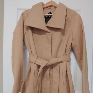 Camel belted coat